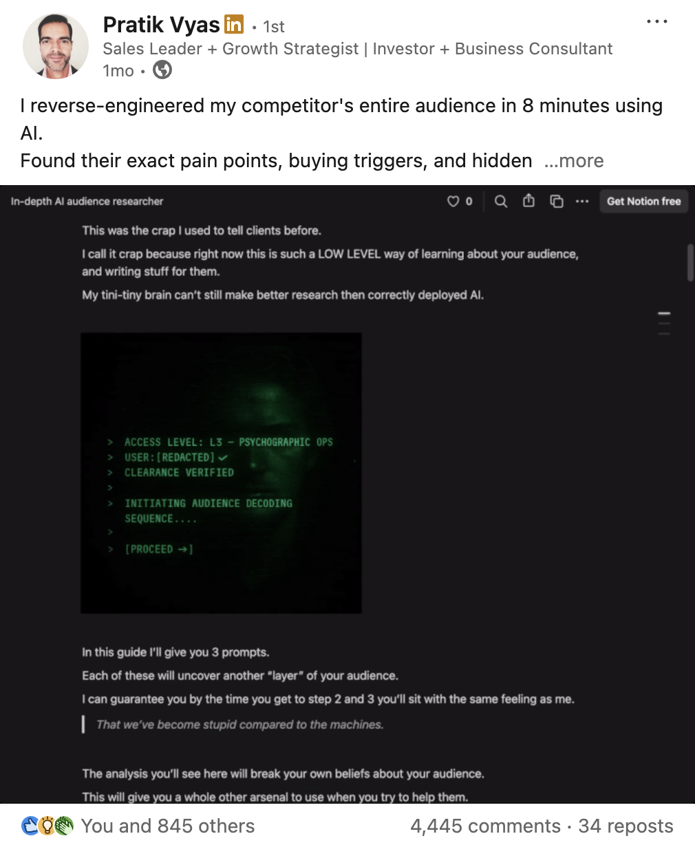 Pratik Vyas Lead Generation Results