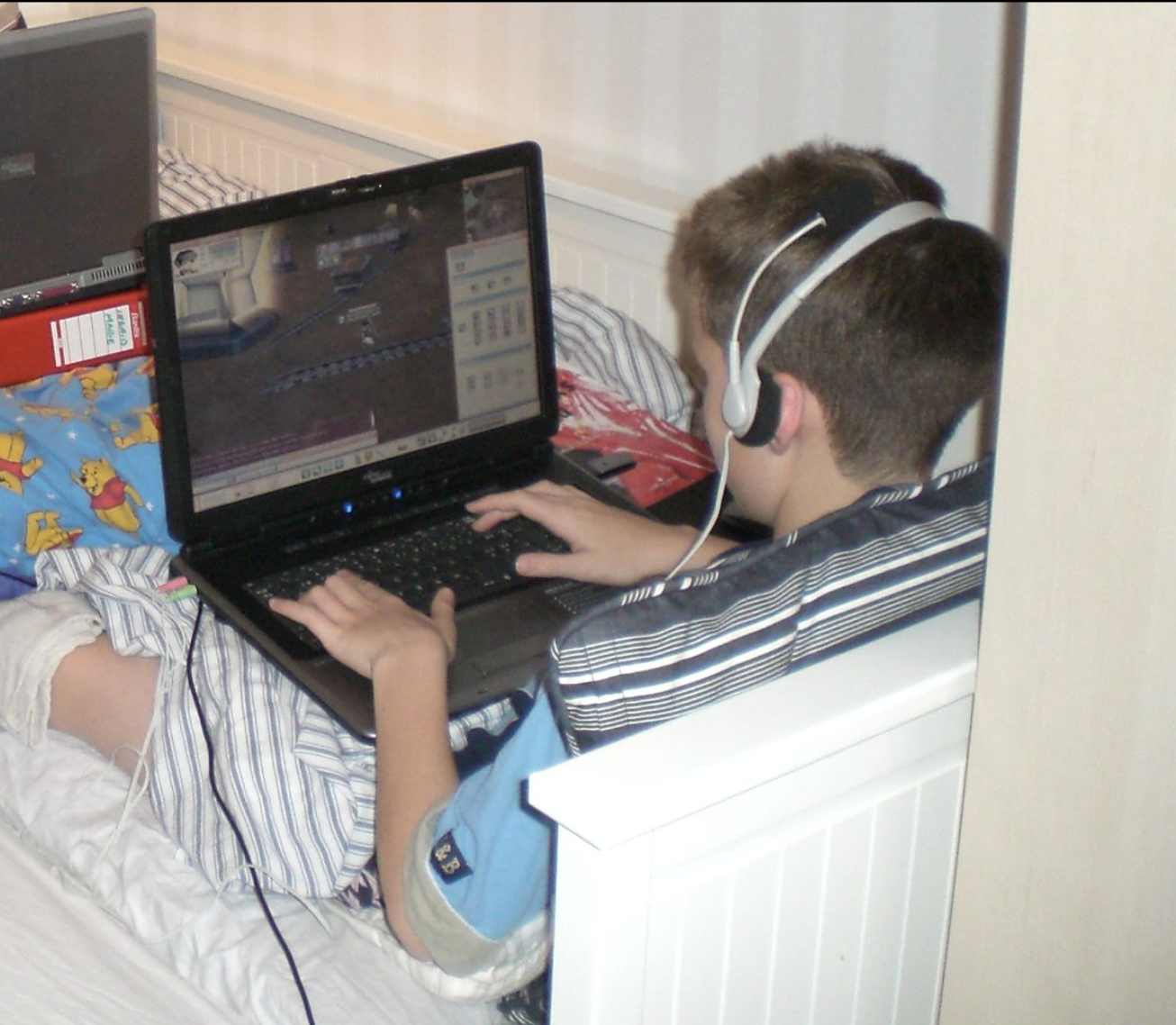 Harald as a toddler - started young!